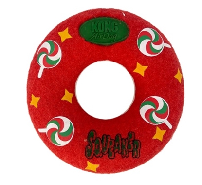 Picture of KONG Holiday Airdog Squeaker Donut